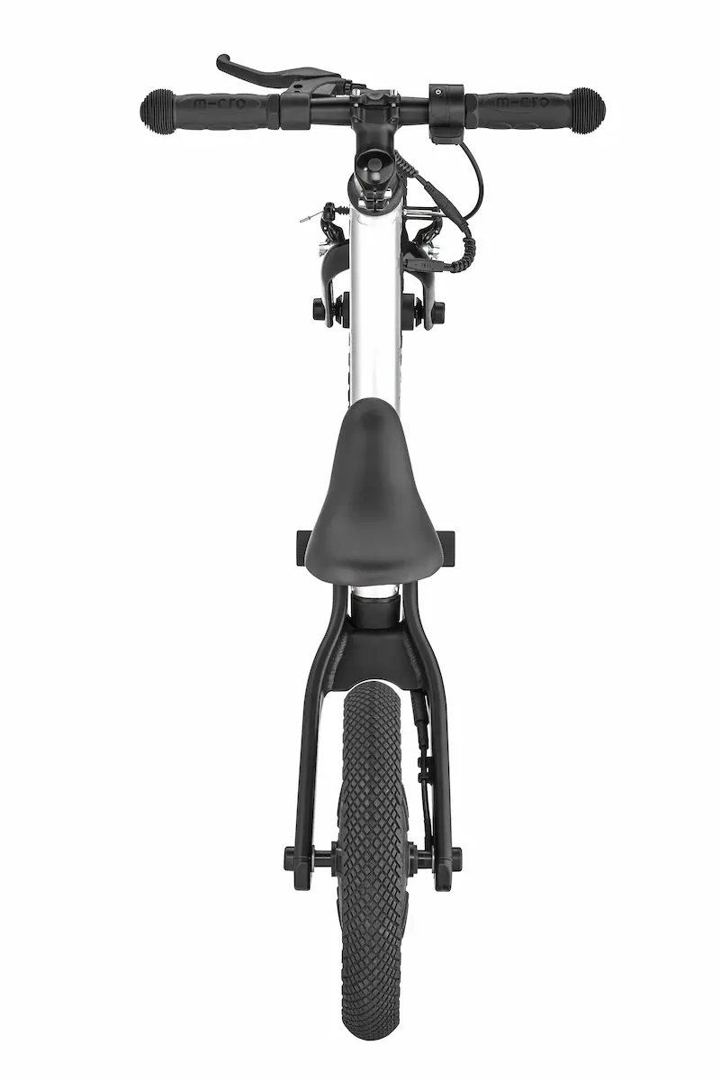 Laufrad Kinder, E-Balance, silberfarben, Aluminium, Micro Mobility, B66959871