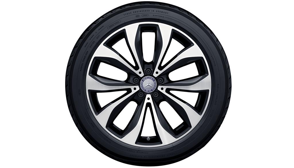 5-Doppelspeichen-Rad, 50,8 cm (20 Zoll), glanzgedreht, GLC/ E-Klasse, 255/45 R20/, tremolit-metallic, A25340123007X44 5-Doppelspeichen-Rad, 50,8 cm (20 Zoll), glanzgedreht, GLC/ E-Klasse, 255/45 R20/, tremolit-metallic, A25340123007X44