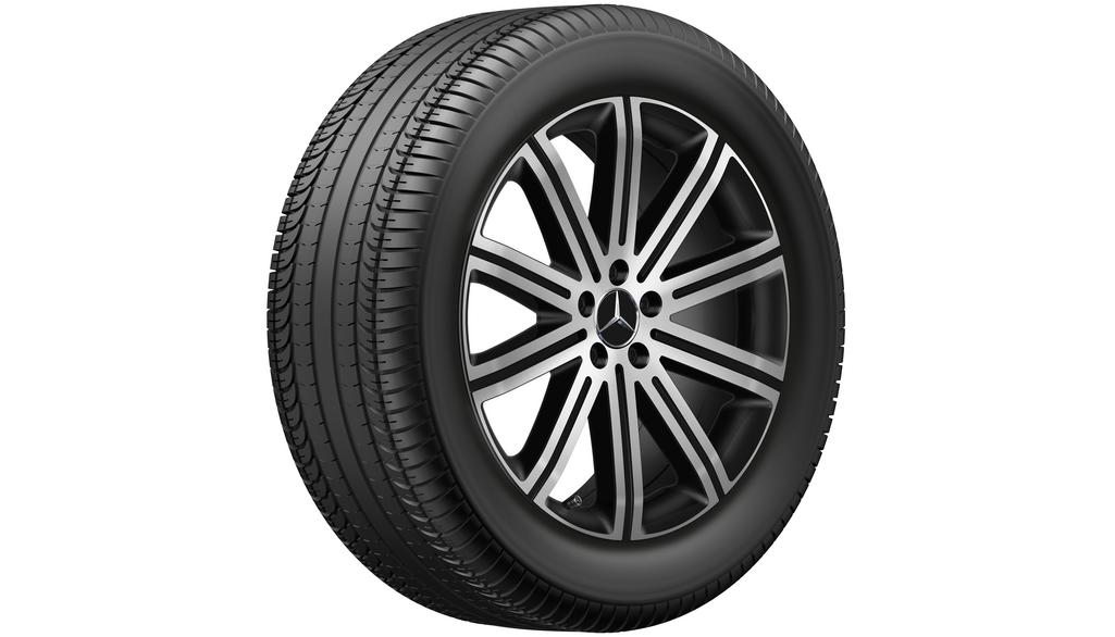 10-spoke wheel, 50.8 cm (20-inch), high-sheen, GLE, 275/50 R20/, matt black, A16740166007X36