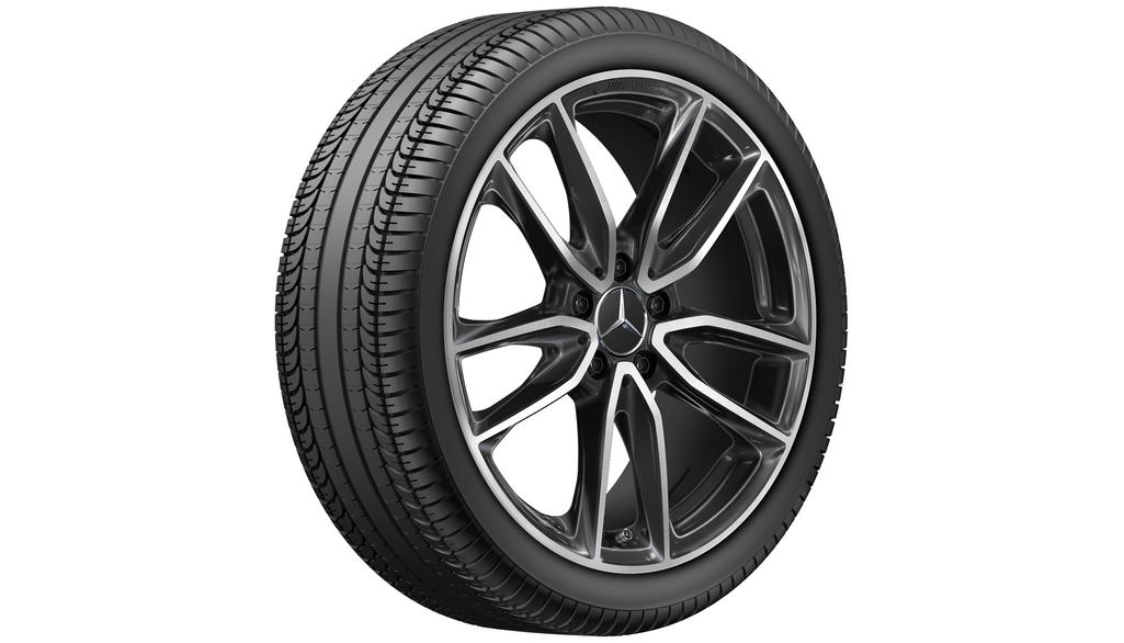 AMG 5-twin-spoke wheel, gloss black, Pirelli, W SottoZero 3 MO, 225/40 R19 93H XL, winter, Q440141713950