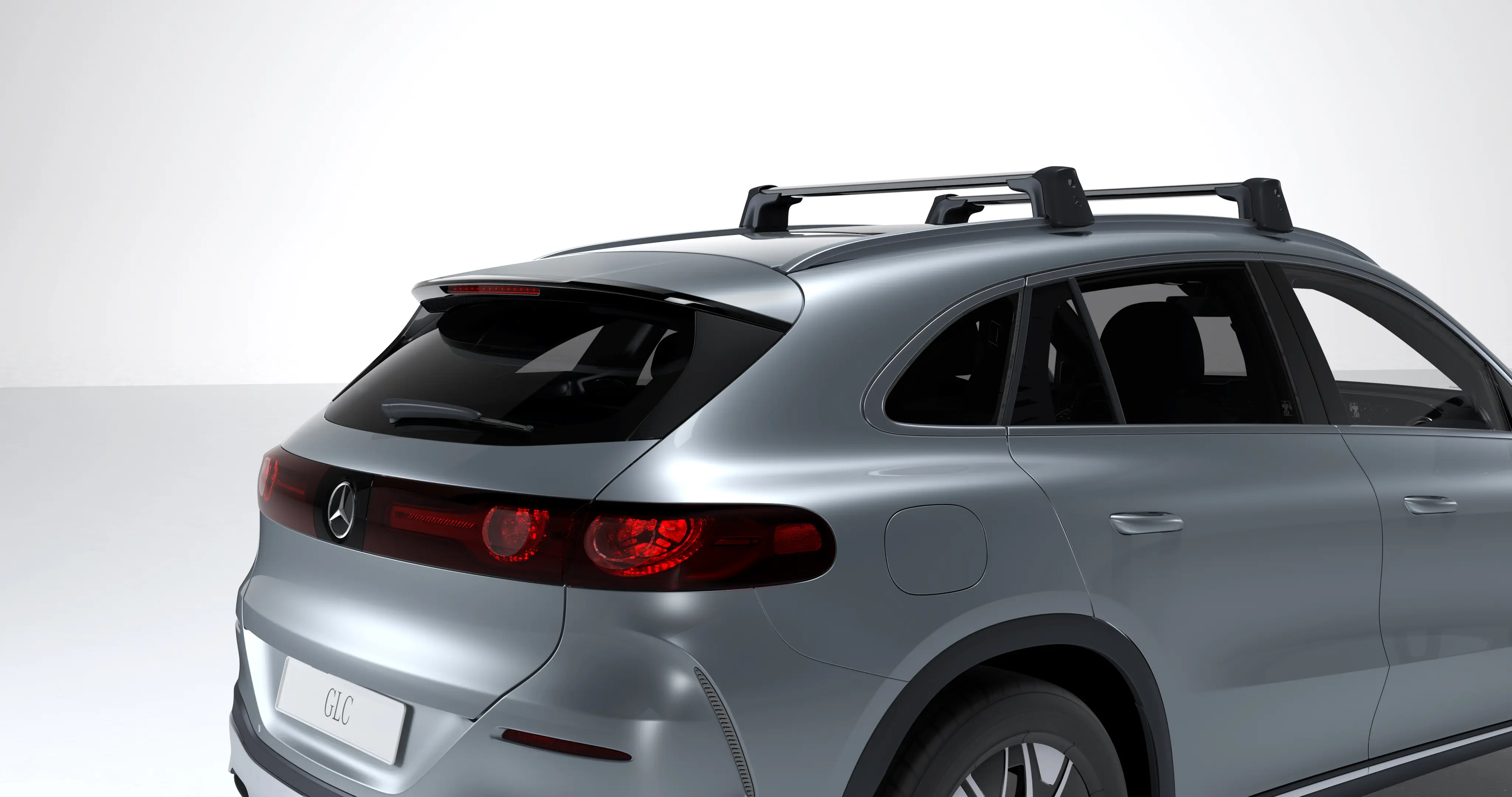 Relingträger, Aluminium / Kunststoff, silberfarben / schwarz, A5408901800