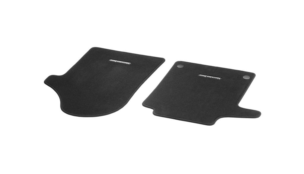 Velour mats driver & front passenger mat, 2-piece, V-Class/EQV/Vito/eVito, black, A4476807305