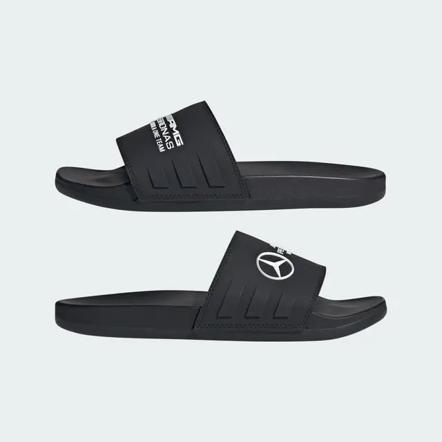 Bath slippers, Adilette comfort, Mercedes-AMG F1, black, 11, Adidas, B67998325, black, B67998321