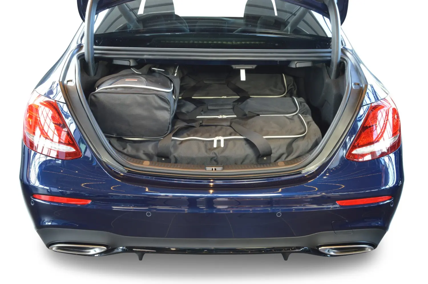 Reisetaschenset passend für Mercedes-Benz E-Klasse (W212) 2009-2016 4-Türer Limousine - Schwarz, CB-M23101S