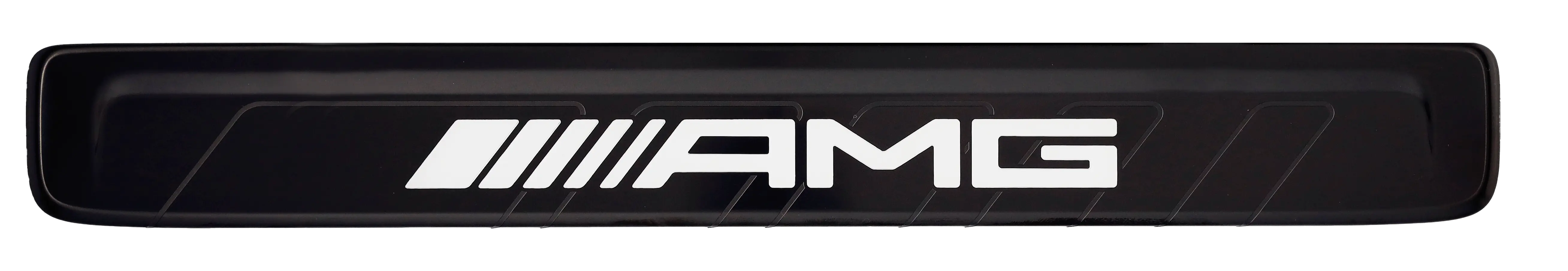 Interchangeable cover for illuminated door sill panel, AMG, front, 2-fold, A1746803702 Interchangeable cover for illuminated door sill panel, AMG, front, 2-fold, A1746803702