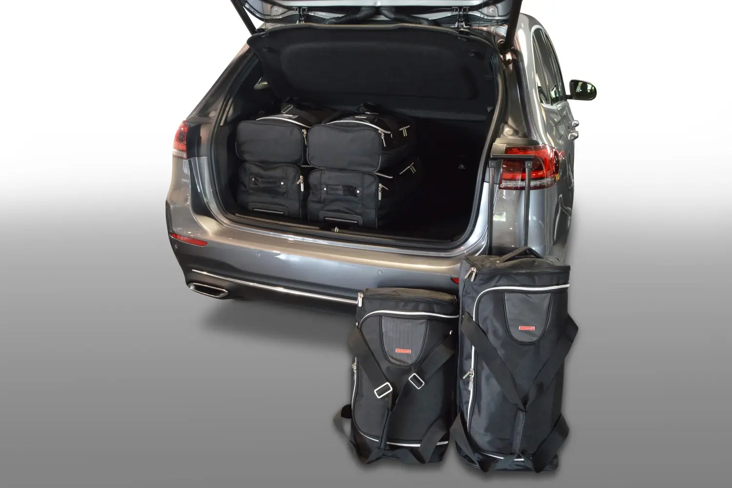 Travel bag set suitable for Mercedes-Benz B-Class (W247) 2018-today 5-door hatchback - black, CB-M25701S