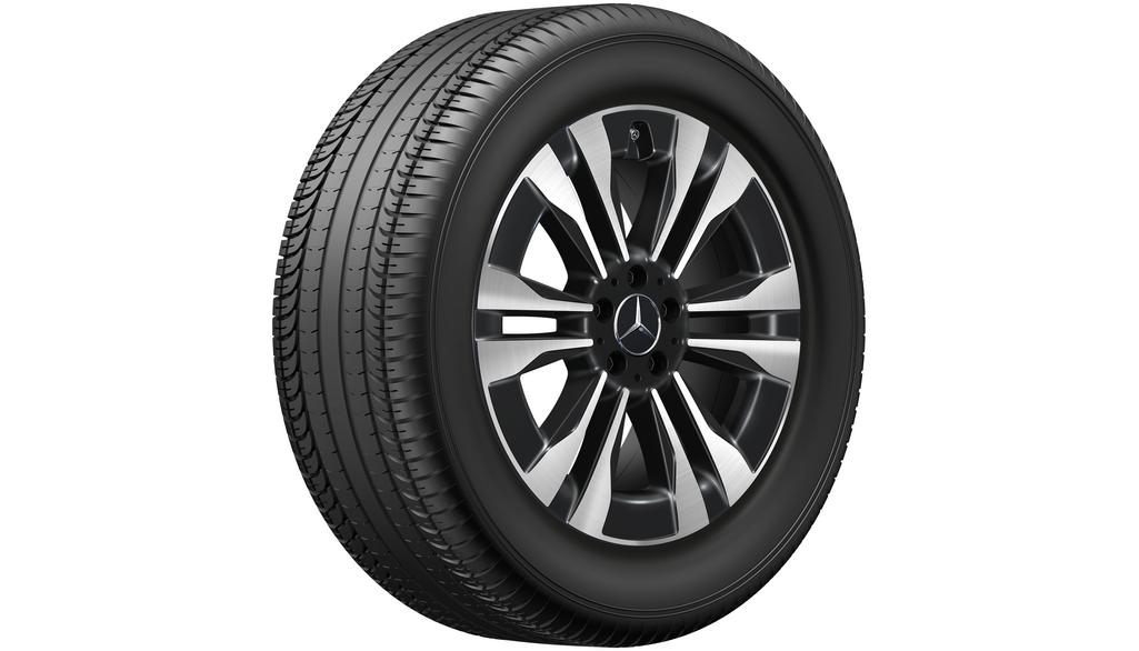 6-twin-spoke wheel, gloss black, Continental, WinterContact TS 850 P MO, 275/55 R19 111H, Winter, Q4403011102300J2021