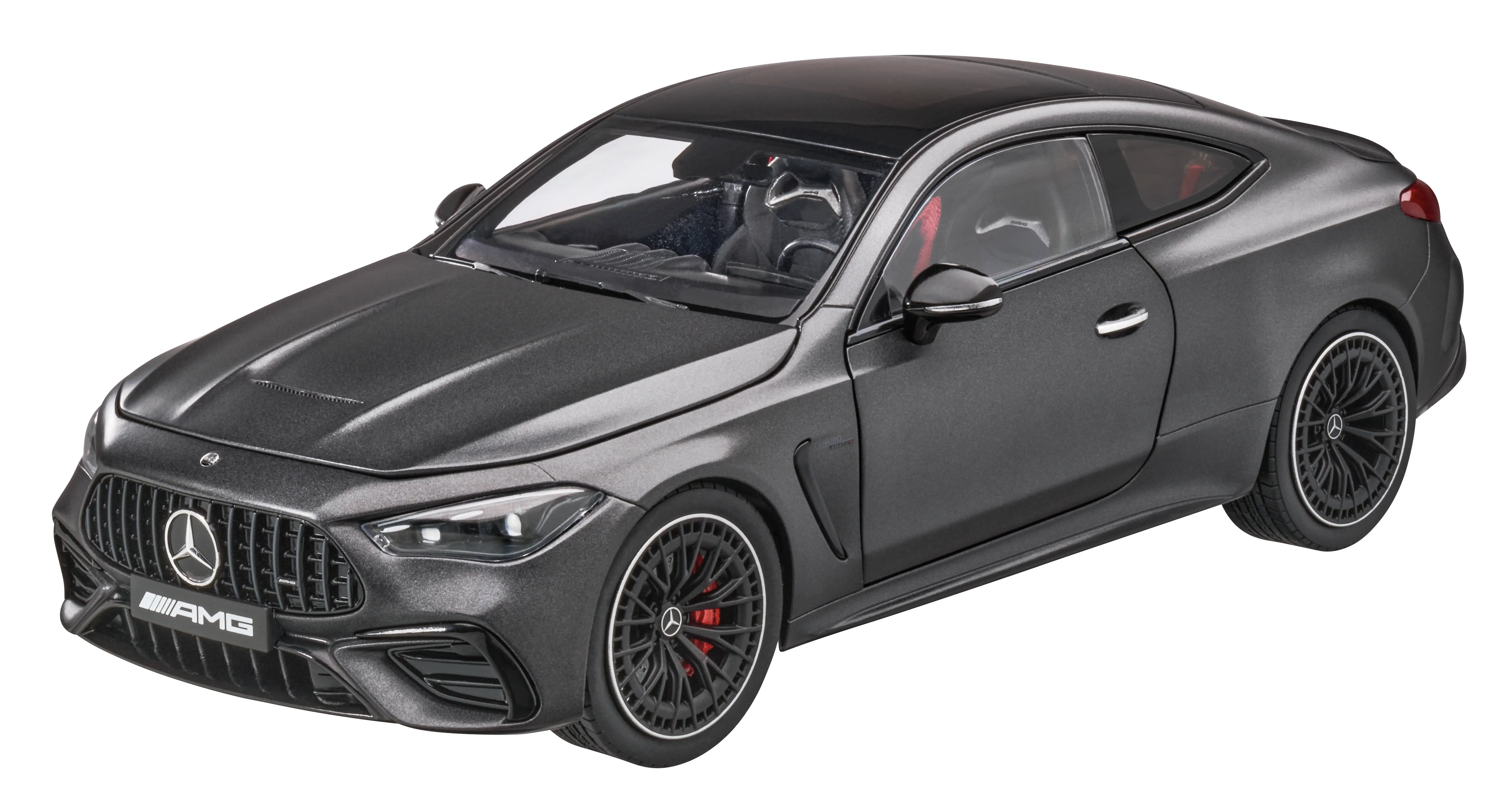 Modellauto: Mercedes-AMG CLE 53, Coupé, 4MATIC+, C236, MANUFAKTUR graphitgrau magno, NZG, 1:18, B66961521
