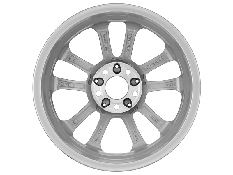 Cerchio a 5 doppie razze, argento vanadio metallizzato, Bridgestone, Dueler H/P Sport MO, 215/60 R17 96V, estivo, Q4406519100300J2022