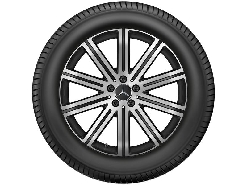 10-spoke wheel, 50.8 cm (20-inch), high-sheen, GLE, 275/50 R20/, matt black, A16740166007X36