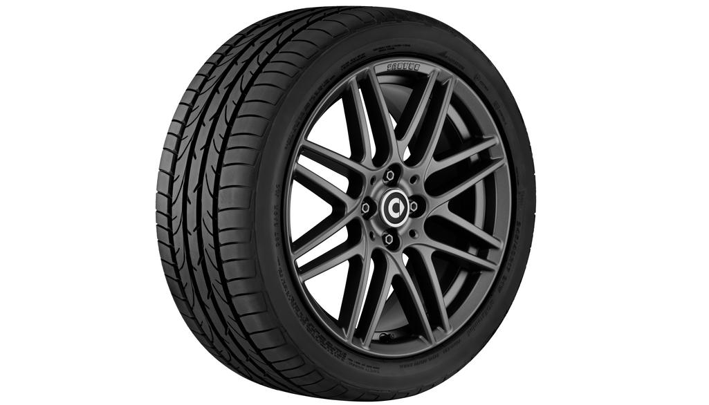 Lichtmetalen BRABUS Monoblock IX velg, 43,2 cm (17 inch), smart, 185/45 R17/, grijs, A4534012601 Lichtmetalen BRABUS Monoblock IX velg, 43,2 cm (17 inch), smart, 185/45 R17/, grijs, A4534012601