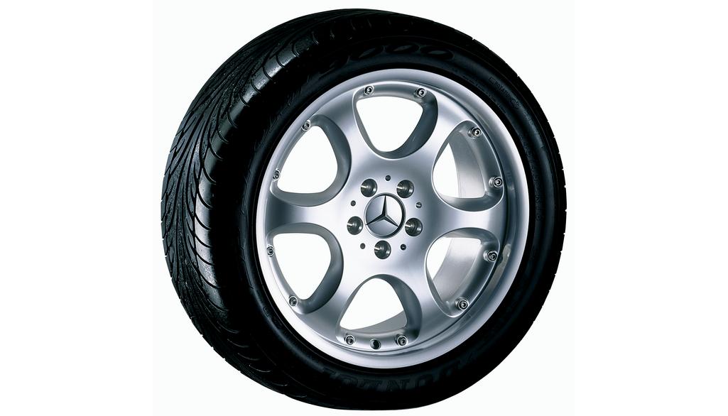 Cerchio a 6 fori, Albireo, 45,7 cm (18 pollici), multipezzo, Classe S/CL, 245/45 R18/, argento, B66471451 Cerchio a 6 fori, Albireo, 45,7 cm (18 pollici), multipezzo, Classe S/CL, 245/45 R18/, argento, B66471451
