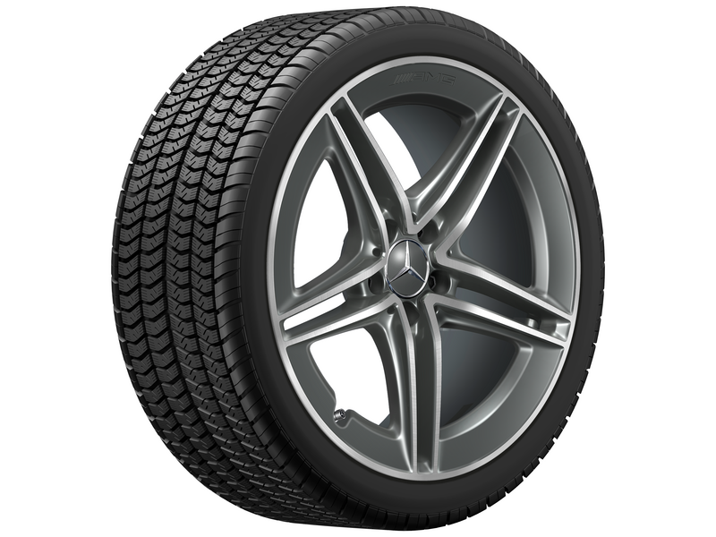 AMG 5-twin-spoke wheel, tantalum gray, Pirelli, P Zero Winter MO1, 245/35 R19 93V XL, Winter, Q440141712650