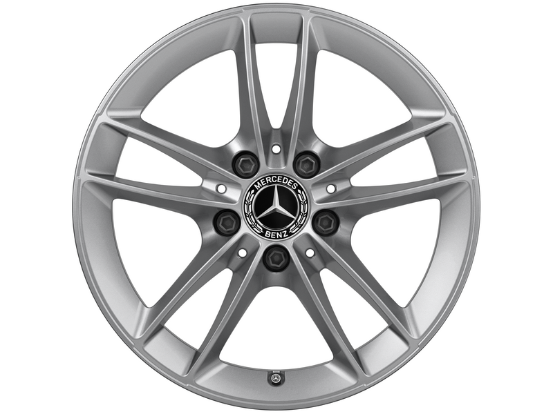 5-twin-spoke wheel, vanadium silver, Michelin, Alpin 5 MO, 205/60 R16 92H, winter, Q440141510220G2