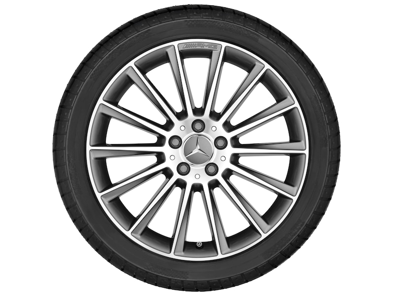 AMG multi-spoke wheel, titanium gray, Michelin, Latitude Alpin LA2 MO, 255/45 R20 105V XL, winter, Q4403015104800J2022