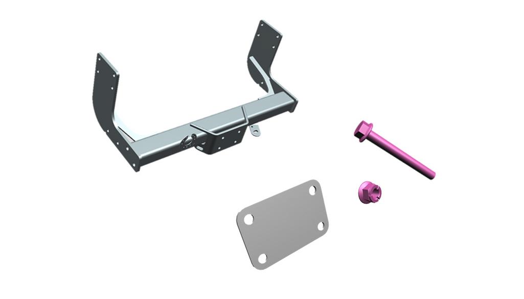 Towing device, cross member, KAWA/KOMBI with A2 as 5 t with 2 t; 3 t or 3.5 t towing capacity, Sprinter, black, A9073109900 Towing device, cross member, KAWA/KOMBI with A2 as 5 t with 2 t; 3 t or 3.5 t towing capacity, Sprinter, black, A9073109900