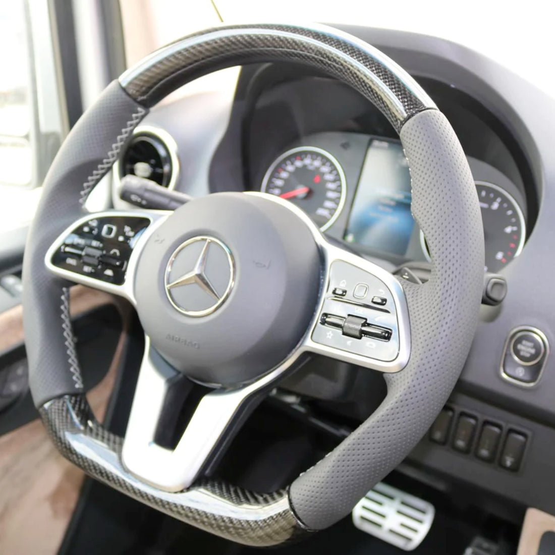 Sportlenkrad Carbon für Sprinter 907, VS-907464021C Sportlenkrad Carbon für Sprinter 907