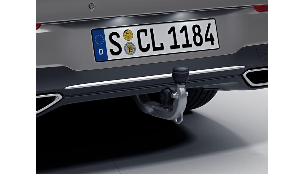 Towing hitch, semi-electric swivel-mounted, without wiring harness, ECE, CLA, A1183101100 Towing hitch, semi-electric swivel-mounted, without wiring harness, ECE, CLA, A1183101100