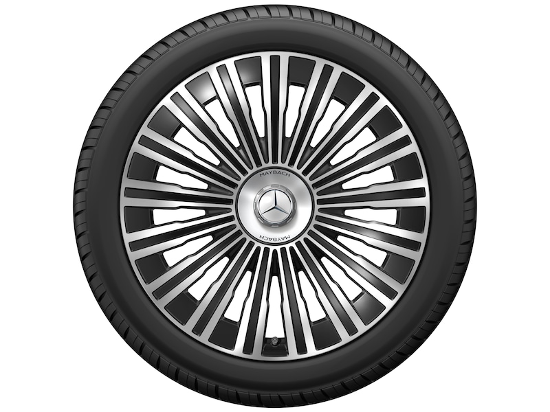 Vielspeichen-Rad Schwarz Glanzgedreht, Goodyear, UltraGrip Performance + MO, 275/45 R21 110H XL, Winter, Q440301410450
