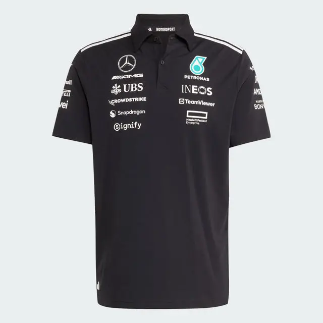 Poloshirt Herren, Team, Mercedes-AMG F1, S, Adidas