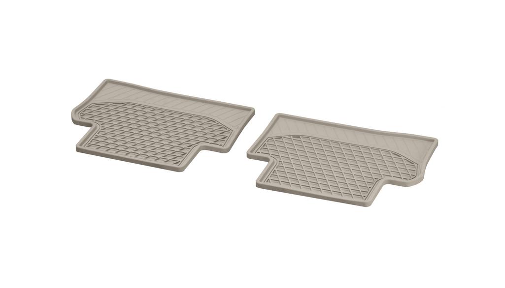 Tappetini CLASSIC per tutte le stagioni, posteriori, 2 pezzi, Classe E, beige macchiato, A21368002068U52