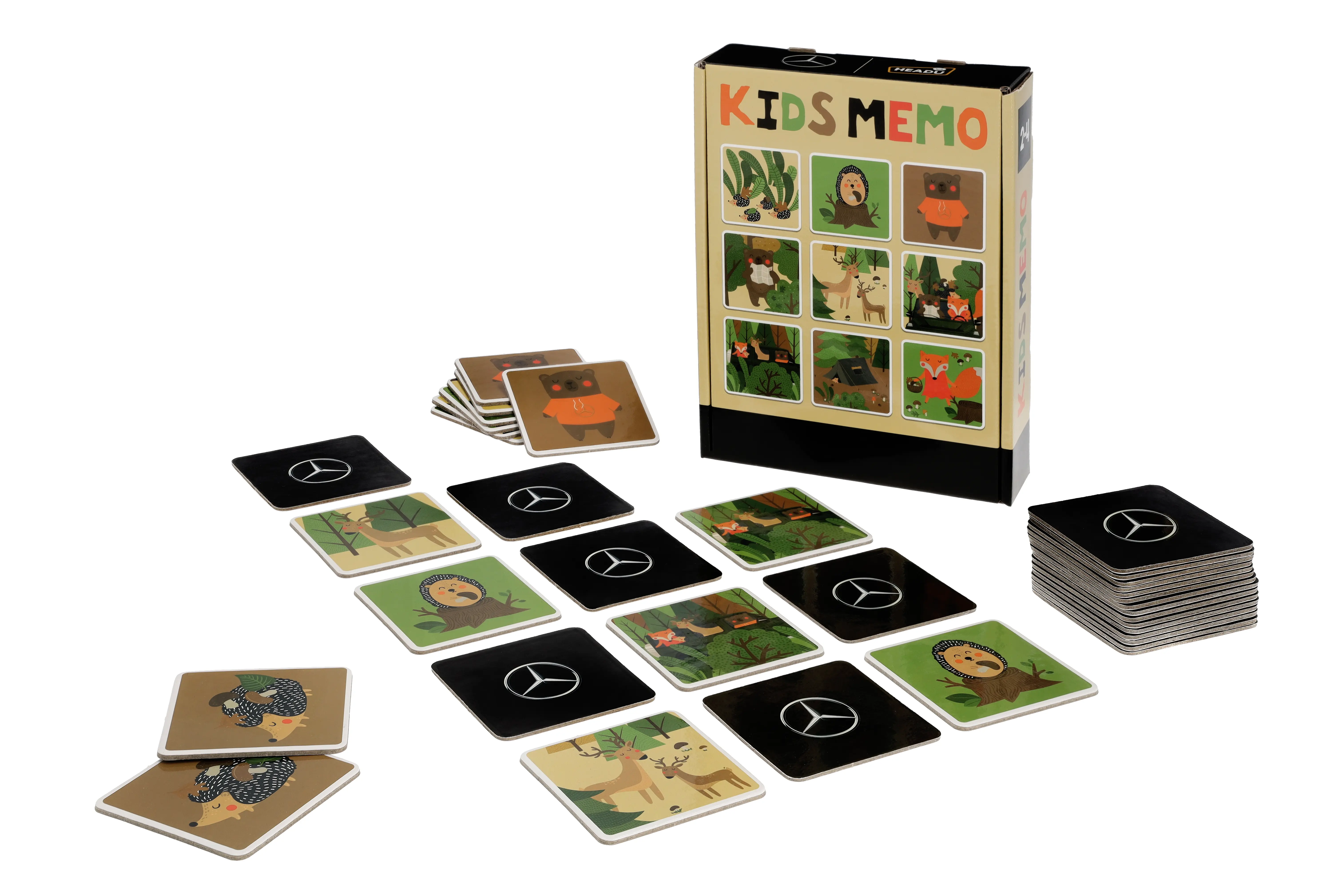 Kids Memo, Wald, bunt, Pappe, Headu, B66959869
