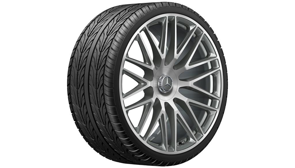 Cerchio forgiato AMG a più razze, 58,4 cm (23 pollici), lucido, GLS, 325/35 R23/, grigio titanio, A16740186007X21 Cerchio forgiato AMG a più razze, 58,4 cm (23 pollici), lucido, GLS, 325/35 R23/, grigio titanio, A16740186007X21