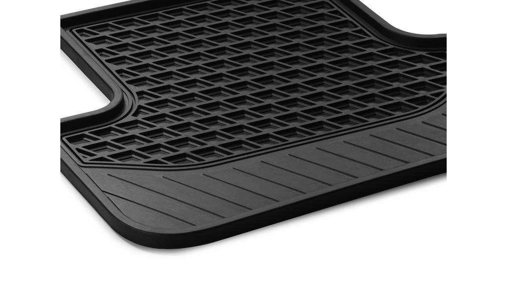 CLASSIC all-weather mats, rear, 2-piece, S-Class, black, A22268077059G33