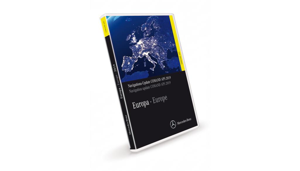 Navigatie-update, COMAND APS, Europa, versie 2018/2019, - EINDVERSIE, (o.a. CLC/ Sprinter/ B-Klasse), A2198272700 Navigatie-update, COMAND APS, Europa, versie 2018/2019, - EINDVERSIE, (o.a. CLC/ Sprinter/ B-Klasse), A2198272700