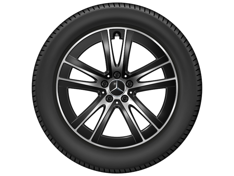 5-Doppelspeichen-Rad Schwarz Glanzgedreht, Pirelli, Scorpion Winter 2 MO1, 255/50 R19 107V XL, Winter, Q440301712960