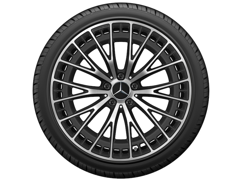 AMG light-alloy wheel, Y-spoke design, 50.8 cm (20-inch), high-sheen, CLE, 265/35 R20/, matt black, A23640129007X36