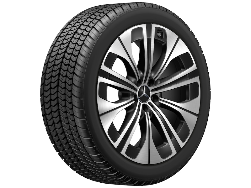5-Loch-Rad Schwarz Glanzgedreht, Goodyear, Eagle F1 Asymmetric 5 MOE, 275/45 R21 110H XL, Sommer, Q4406714100500J2022