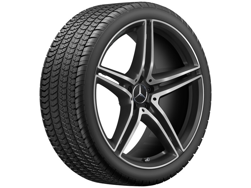 AMG multi-spoke wheel, black matt, Michelin, Pilot Alpin 5 MO1, 255/40 R21 102V XL, winter, Q4401415136100J2022