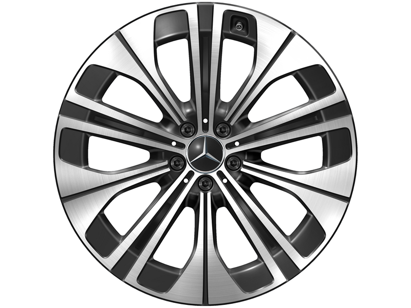 5-hole wheel black gloss turned, Goodyear, UltraGrip Performance + MO, 275/45 R21 110H XL, Winter, Q440301410230