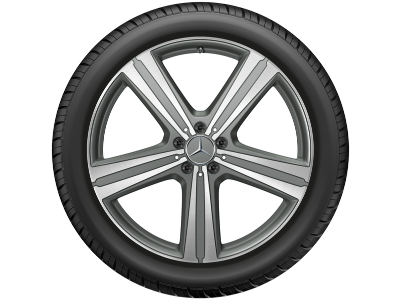 5-spoke wheel gray Himalaya matt gloss turned, Pirelli, P-Zero (PZ4) MO, 315/40 R21 111Y, summer, Q440651710370