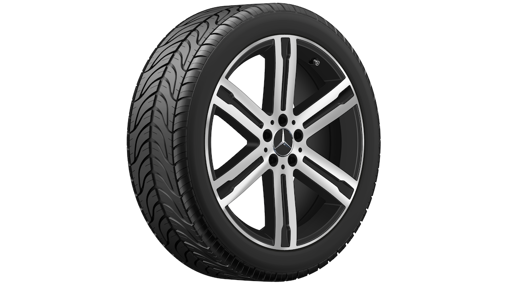6-spoke wheel black matt, Bridgestone, Blizzak LM001 MO, 235/45 R20 96H, Winter, Q4403019102000J2022