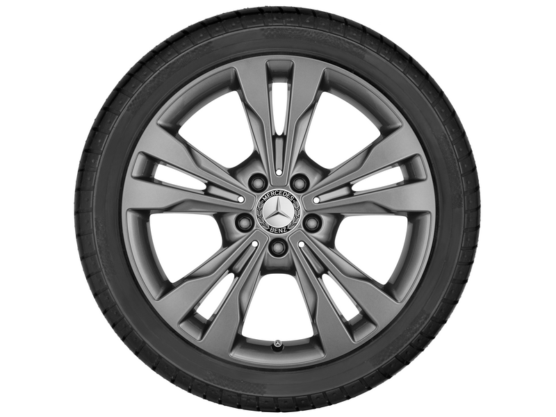 5-twin-spoke wheel, 45.7 cm (18-inch), V-Class/EQV/Vito/eVito, 245/45 R18/, tremolit-metallic, A44740105017X28
