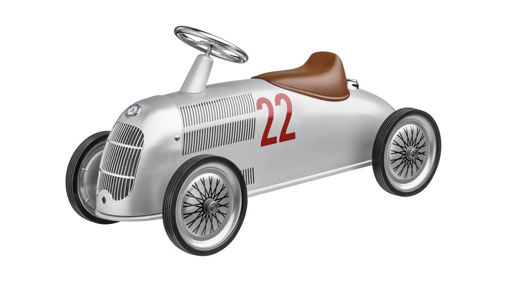 Model car: Children's slide W 25 racing car, silver-colored, B66041216 Model car: Children's slide W 25 racing car, silver-colored, B66041216
