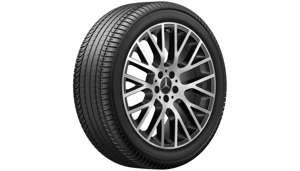 Y-Speichen-Rad, 50,8 cm (20 Zoll), glanzgedreht, GLC/ E-Klasse, 255/45 R20/, schwarz, A25340152007X23 Y-Speichen-Rad, 50,8 cm (20 Zoll), glanzgedreht, GLC/ E-Klasse, 255/45 R20/, schwarz, A25340152007X23