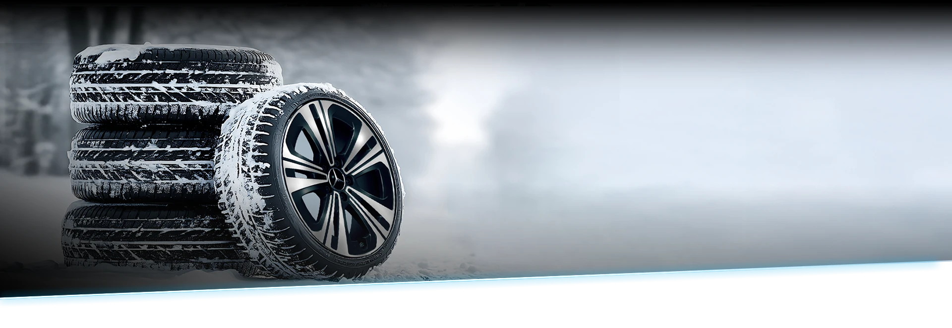 Ontdek complete winterwielen Übereinander gestapelte Winterkompletträder