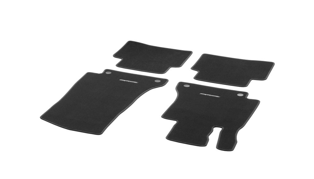 Veloursmatten CLASSIC, Satz, 4-teilig, C-Klasse, schwarz, A20568005049J74