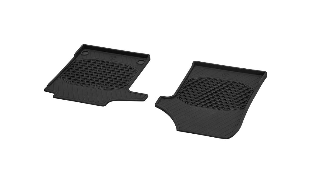 All-weather mats, driver & front passenger mat, 2-piece, for vehicles with carpeted front floor (V44), V-Class/EQV, black, A4476809402