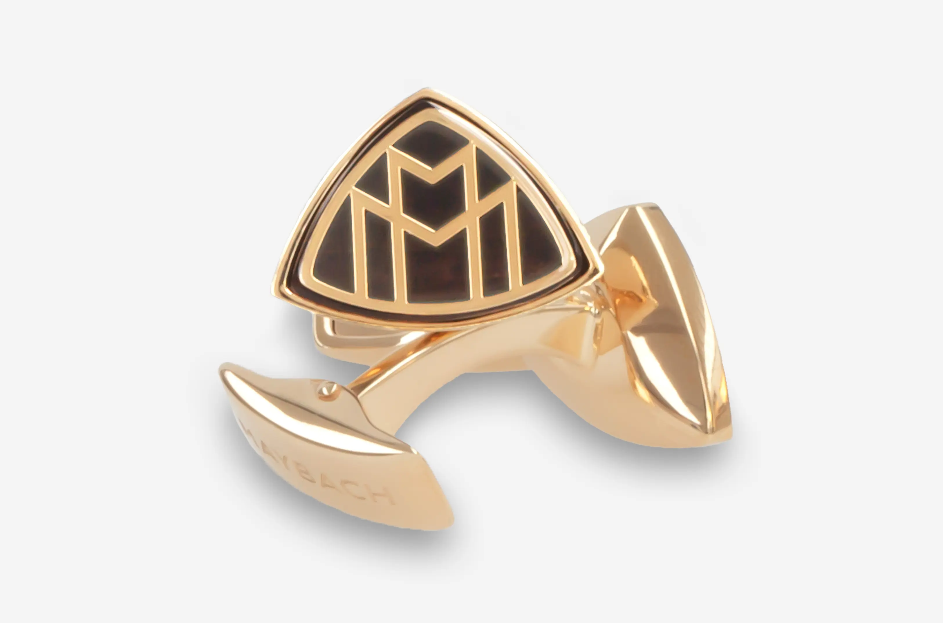 Manschettenknöpfe, Herren, Mercedes-Maybach, schwarz/goldfarben, B67960433 Manschettenknöpfe, Herren, Mercedes-Maybach, schwarz/goldfarben, B67960433