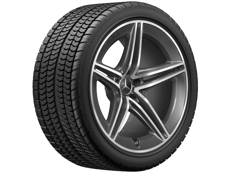 AMG 5-twin-spoke wheel, tantalum gray, Michelin, Pilot Alpin 5 MO1, 295/35 R20 105W XL, winter, Q440141513940G1