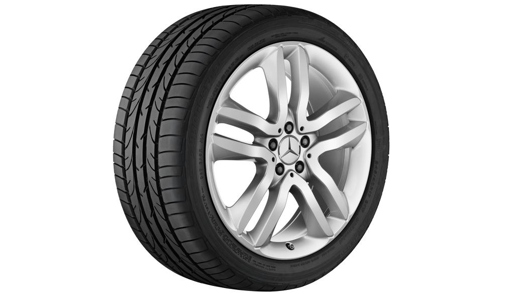 5-dubbelspaaks velg, 50,8 cm (20 inch), GL-GLS, 275/50 R20/, titaanzilver, A16640114029765