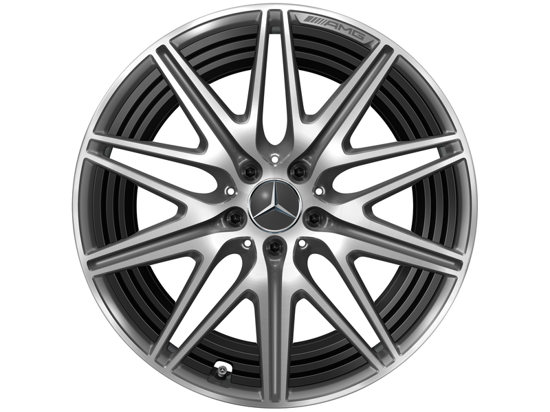 AMG 10-spaaks velg, 50,8 cm (20 inch), hoogglans, GLC, 265/45 R20/, tantaalgrijs, A2544000600