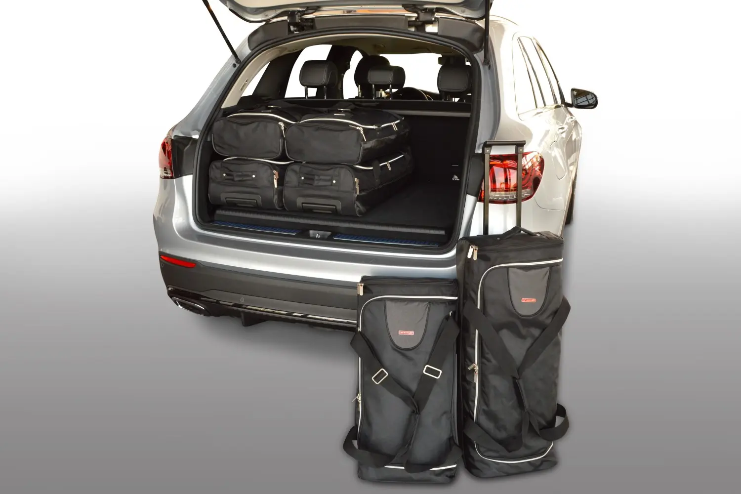 Travel bag set suitable for Mercedes-Benz GLC (X253) 2015-2022 - Black, CB-M25801S