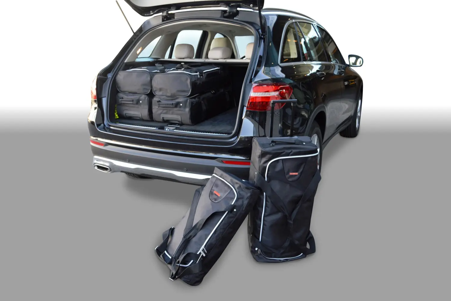 Reisetaschenset passend für Mercedes-Benz GLC (X253) 2015-2022 - Schwarz, CB-M21701S