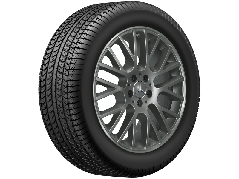Y-spoke wheel, 48.3 cm (19 inch), GLE, 255/50 R19/, gray Himalaya, A16740121007756