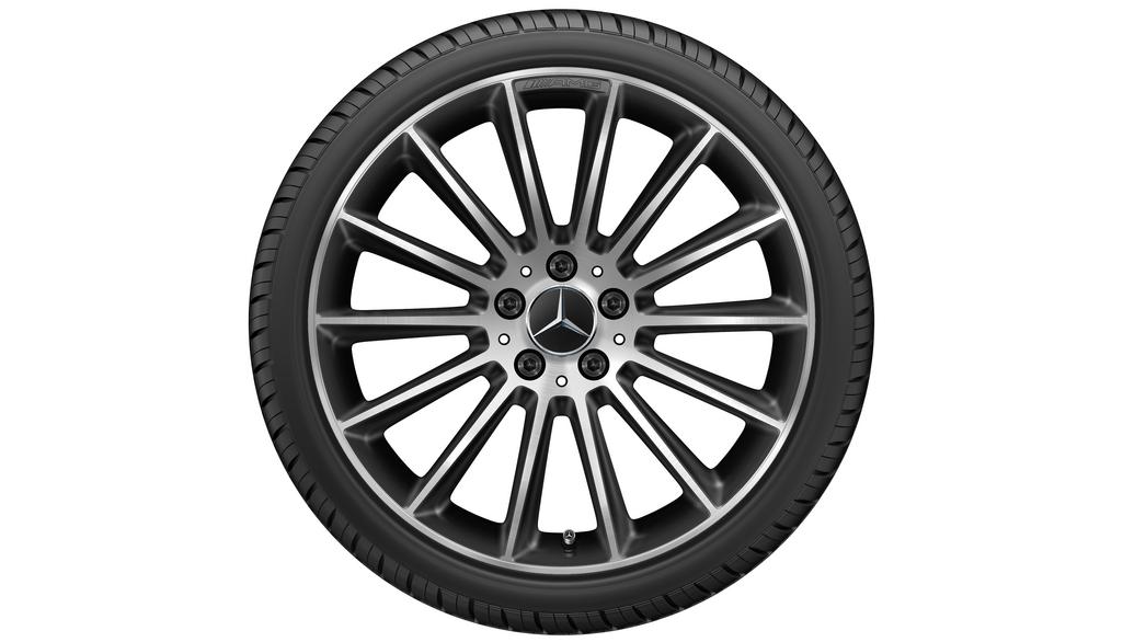 AMG Vielspeichen-Rad, 48,3 cm (19 Zoll), glanzgedreht, CLA, 245/35 R19/, schwarz, A11840103007X23